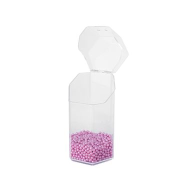 Organizador Para Brochas De Maquillaje Con Cuentas Minimalista Sintético Transparente