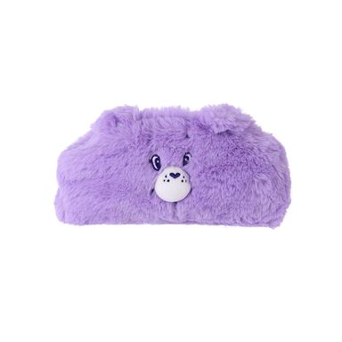 Lapicera Ositos Cariñositos Generosita Afelpada Textil Morada 20x11 cm