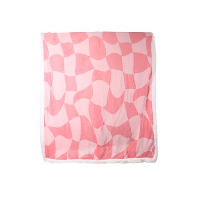 Manta Minimalista 100% Poliéster Rosa 127x152 cm
