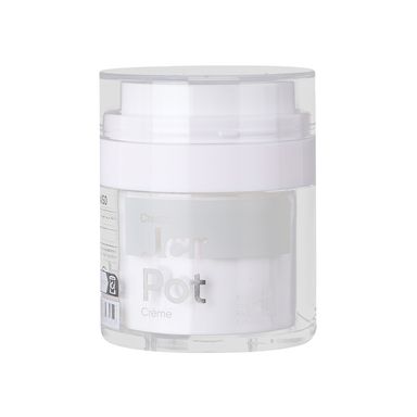 Botella De Viaje Con Dispensador De Bomba Minimalista Plástico Transparente 50 ml
