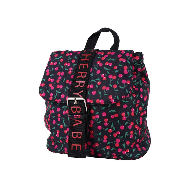 Mochila-Casual-Cherry-Valentine-Textil-Negra-32x14x26-cm-1-29477