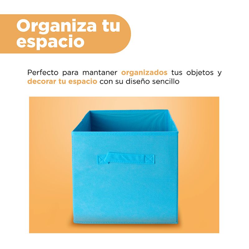 Organizador-Plegable-Textil-Azul-27x27-cm-4-29085