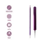 Kit-Removedor-De-Puntos-Negros-Minimalista-Acero-Inoxidable-Morado-2-Piezas-3-29622