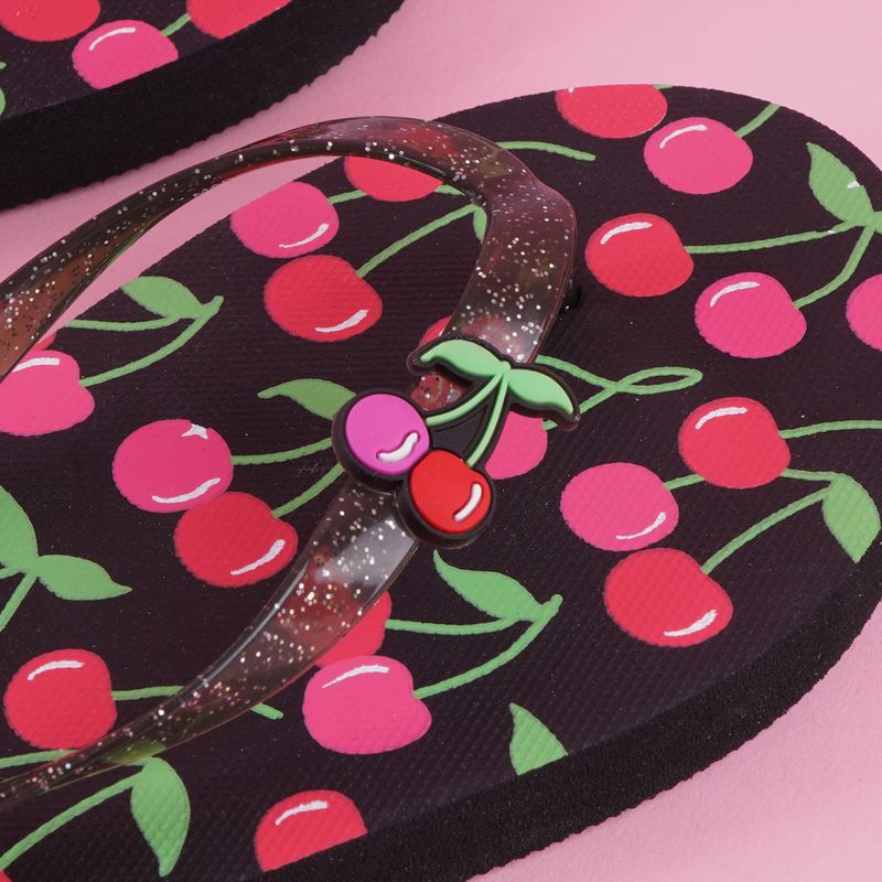 Sandalias-Para-Mujer-Cherry-Valentine-Sint-ticas-Negras-Talla-24-Estampado-De-Cerezas-4-29695