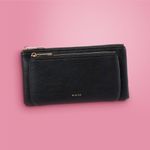 Cartera-Larga-Para-Mujer-Minimalista-Sint-tica-Negra-20x11-cm-2-29708