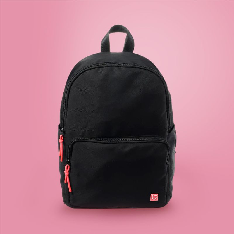 Mochila-Casual-Minimalista-Textil-Negra-26x38-cm-2-29723