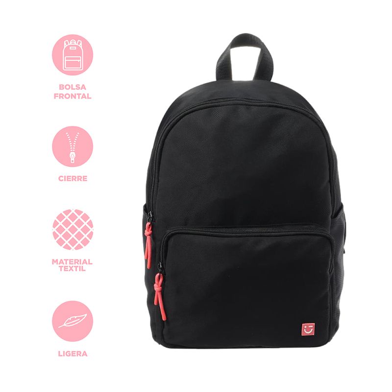 Mochila-Casual-Minimalista-Textil-Negra-26x38-cm-3-29723