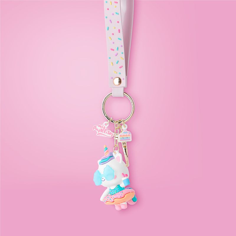 Llavero-Mis-Pastelitos-Unicornio-Swimming-Sint-tico-Blanco-16-cm-2-29742
