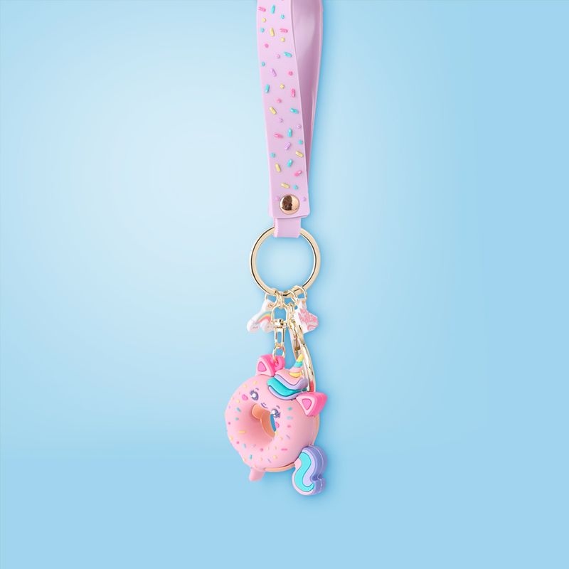 Llavero-Mis-Pastelitos-Dona-Sint-tico-Rosa-16-5-cm-2-29745