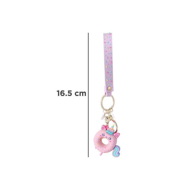 Llavero-Mis-Pastelitos-Dona-Sint-tico-Rosa-16-5-cm-4-29745