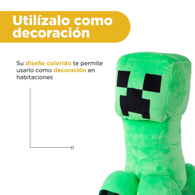 Peluche-Minecraft-Creeper-Felpa-Verde-35x13-cm-7-29807