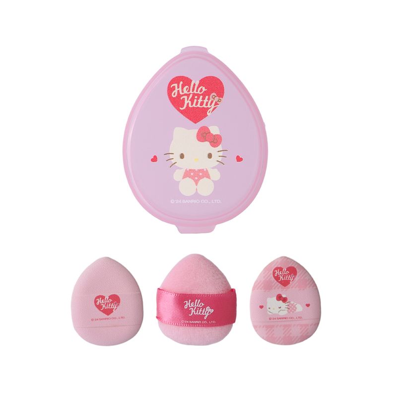 Set-Esponjas-De-Maquillaje-Sanrio-Hello-Kitty-Tipo-Puff-Rosas-3-Piezas-1-29662