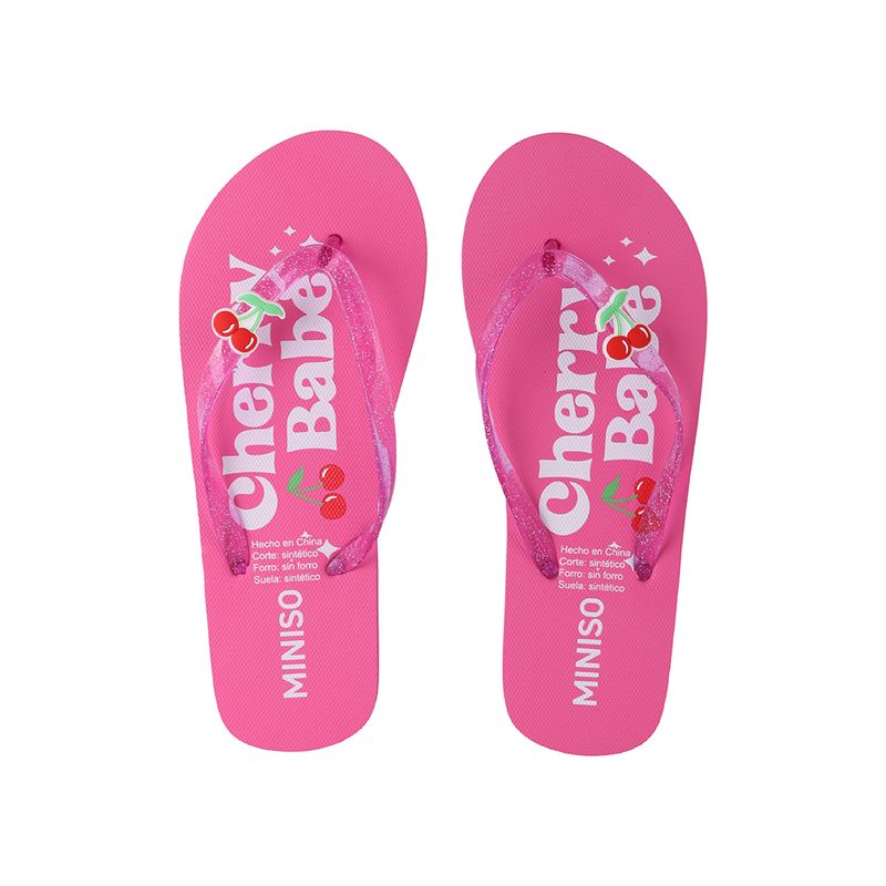 Sandalias-Para-Mujer-Cherry-Valentine-Sint-ticas-Rosas-Talla-24-Estampado-Tipogr-fico-1-29694