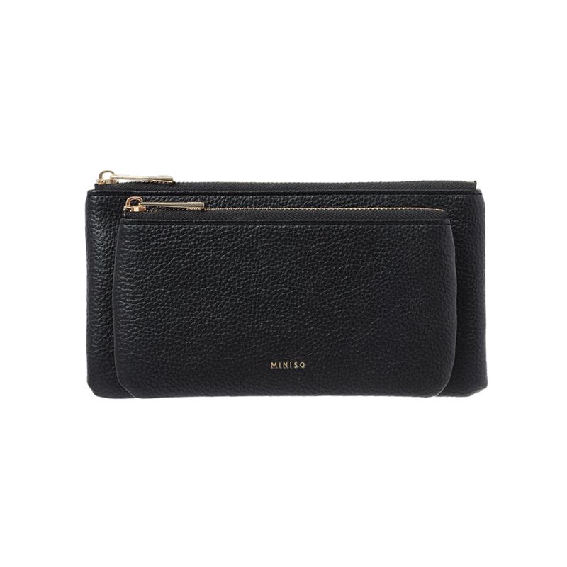 Cartera-Larga-Para-Mujer-Minimalista-Sint-tica-Negra-20x11-cm-1-29708