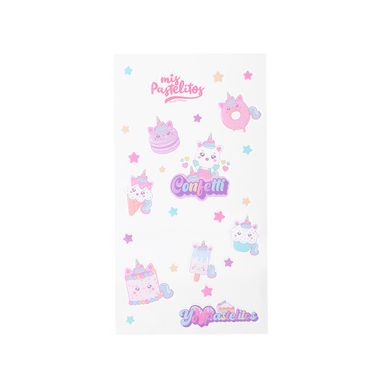 Plantilla De Stickers Mis Pastelitos Confeti