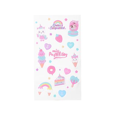 Plantilla De Stickers Mis Pastelitos Dulce & Espeshial