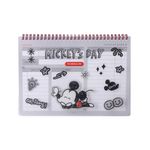 Bloc-De-Notas-Disney-Mickey-Mouse-Tipo-Planificador-Gris-25-7x18-2-cm-80-Hojas-1-29815