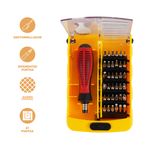 Set-De-Desarmador-Con-37-Puntas-Rojo-MINISO-De-Metal-Rojo-negro-4-5