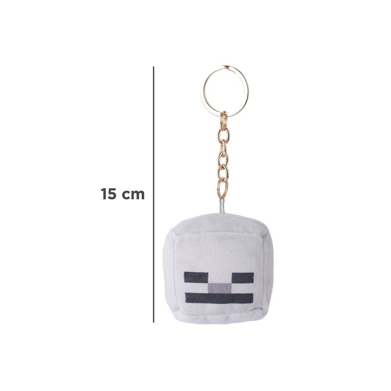 Llavero-Minecraft-Esqueleto-Felpa-Blanco-15-cm-4-29747