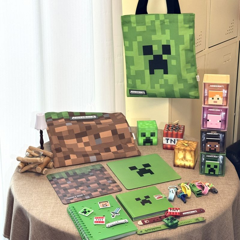 Bolsa-De-Compras-Minecraft-Creeper-100-Poli-ster-Verde-34x1x38-cm-2-29780