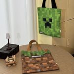 Bolsa-De-Compras-Minecraft-Bloque-De-Pasto-100-Poli-ster-Multicolor-34x1x38-cm-3-29781