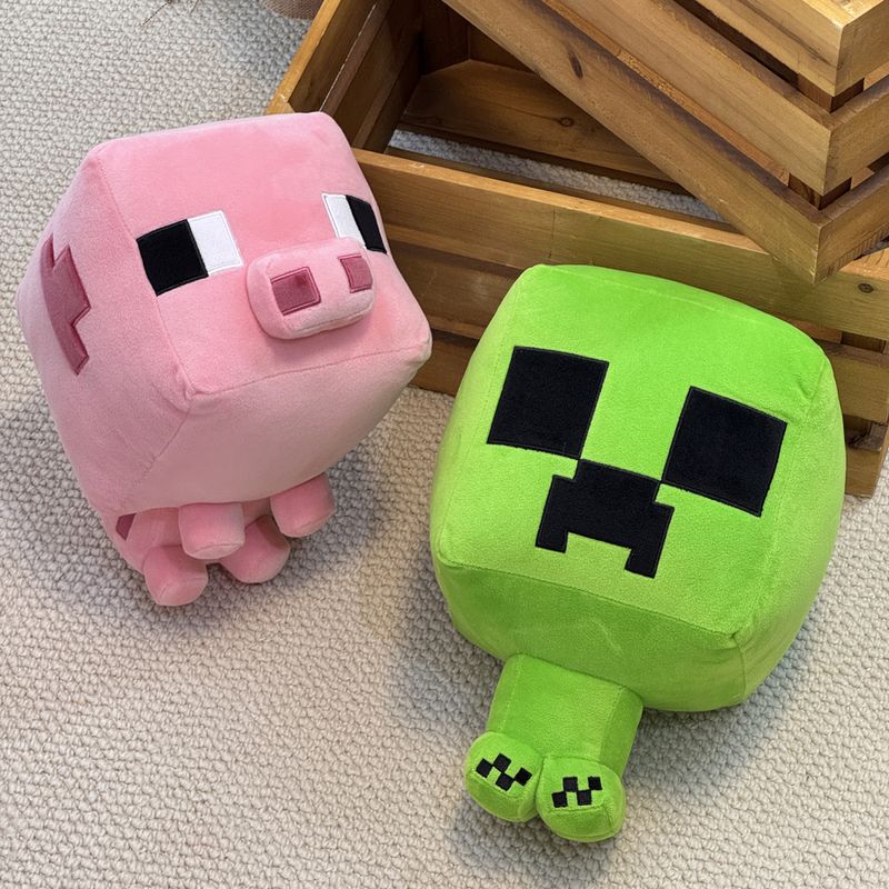 Peluche-Minecraft-Creeper-Felpa-Verde-20x28-5-cm-2-29785