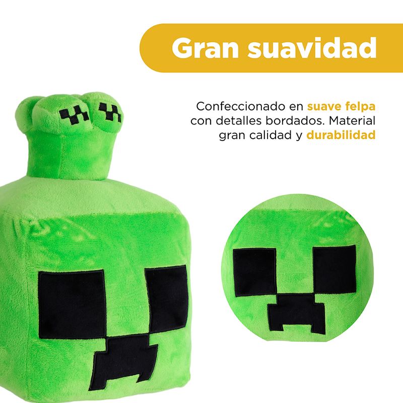 Peluche-Minecraft-Creeper-Felpa-Verde-20x28-5-cm-4-29785
