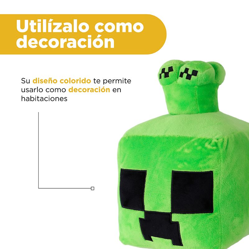 Peluche-Minecraft-Creeper-Felpa-Verde-20x28-5-cm-6-29785
