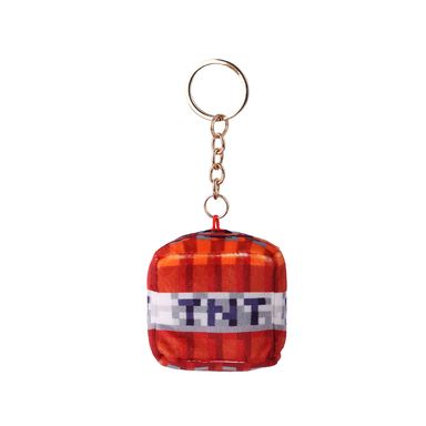 Llavero Minecraft TNT Felpa Rojo 15.5 cm