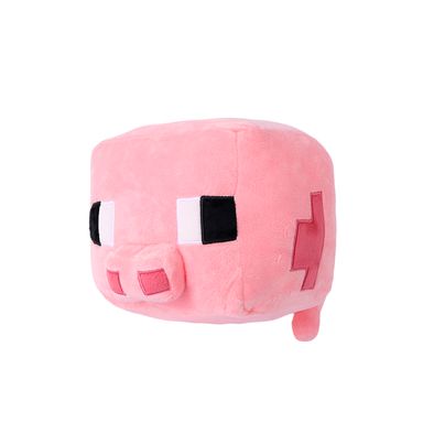Peluche Minecraft Cerdito Felpa Rosa 19x30 cm