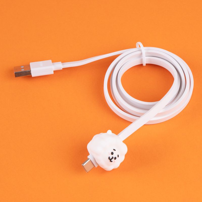 Cable-De-Carga-R-pida-BT21-RJ-Tipo-C-Reforzado-En-Nailon-Blanco-1-m-15-W-3-29853