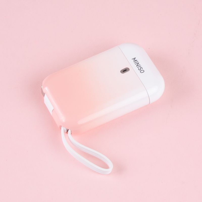 Bater-a-Port-til-Power-Bank-Con-Cable-Tipo-C-Y-USB-Rosa-2000-MAh-3-29868