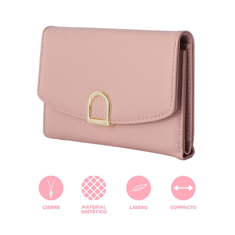 Cartera-Para-Mujer-Sint-tica-Rosa-14x3x10-cm-3-29870