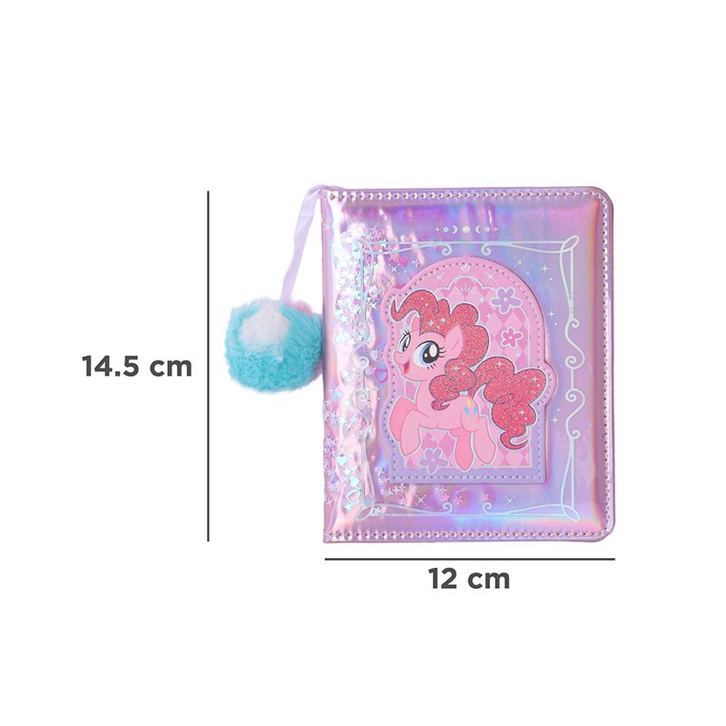 Libreta-My-Little-Pony-Pasta-Acolchada-Hologr-fica-14-5x12-cm-96-Hojas-4-29948