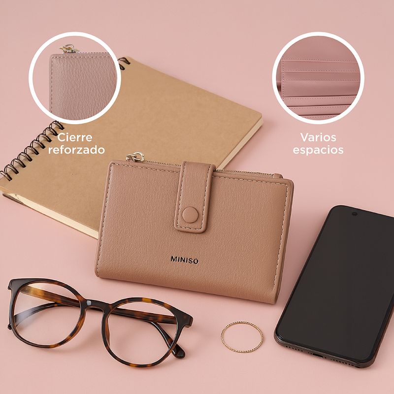 Cartera-Para-Mujer-Minimalista-Sint-tica-Caf-12x2x9-cm-5-29958