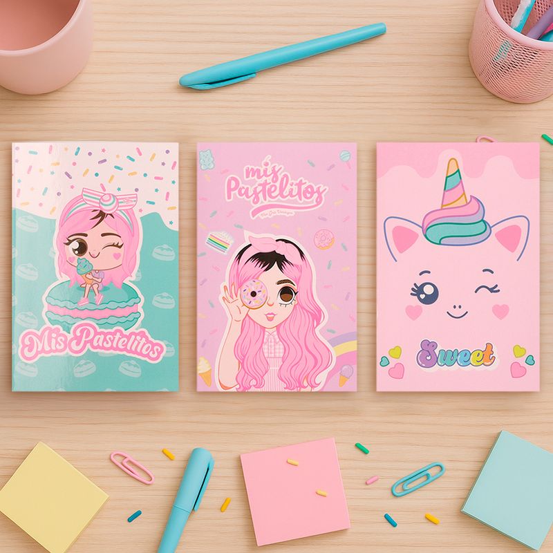 Set-Libretas-Mis-Pastelitos-Pasta-Suave-Multicolor-7-2x10-5-cm-24-Hojas-3-Piezas-2-29986