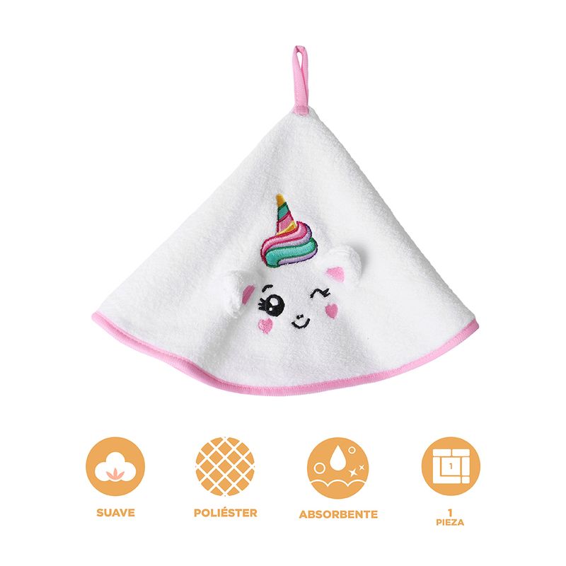 Toalla-Para-Manos-Mis-Pastelitos-Unicornio-Textil-Blanco-22-5x22-5-cm-3-29998