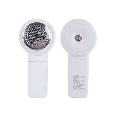 Quita Pelusas Eléctrico Sintético Blanco Minimalista