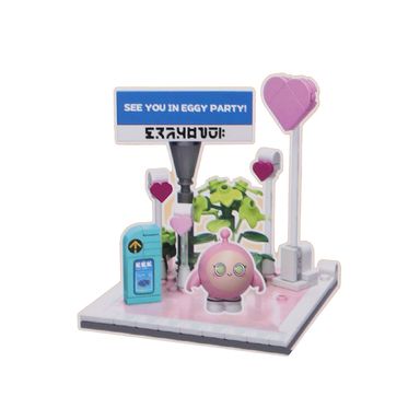 Bloques De Construcción Eggy Party Rosie Set Dj Multicolor 125 Piezas
