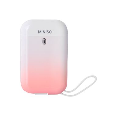 Batería Portátil, Power Bank Con Cable Tipo C Y USB Rosa 2000 MAh