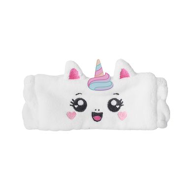 Banda Para Cabello Mis Pastelitos Diseño De Unicornio Textil Blanca 23x8 cm