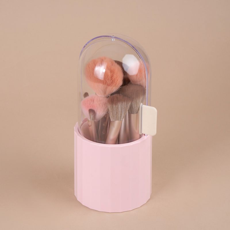 Organizador-Para-Brochas-De-Maquillaje-A-Prueba-De-Polvo-Pl-stico-Rosa-3-29944