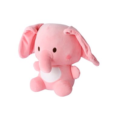 Peluche Elefante Felpa Rosa 29x26 cm