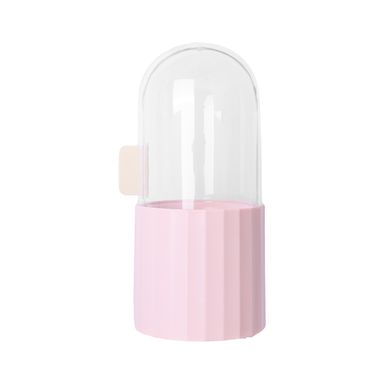 Organizador Para Brochas De Maquillaje A Prueba De Polvo Plástico Rosa