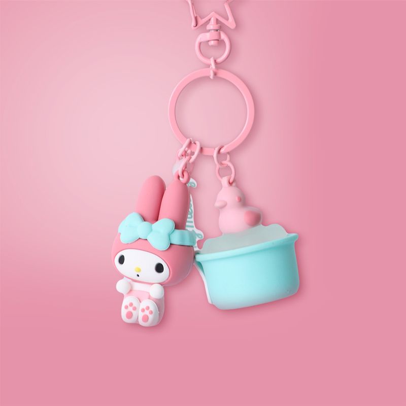 Llavero-Con-Luz-Sanrio-My-Melody-Sint-tico-Rosa-12-cm-2-30039
