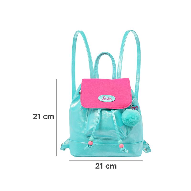 Mochila-Casual-Barbie-Sint-tica-Verde-Aqua-21x21-cm-6-30041
