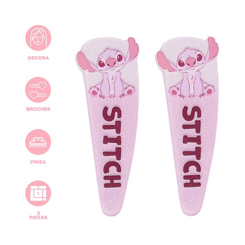 Kit-Accesorios-Para-Cabello-Disney-Stitch-Sint-ticos-Rosas-3-Piezas-3-30061