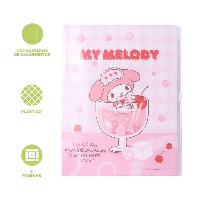 Porta-Documentos-Sanrio-My-Melody-Rosa-31x24-cm-3-30068