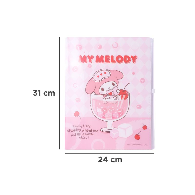 Porta-Documentos-Sanrio-My-Melody-Rosa-31x24-cm-4-30068