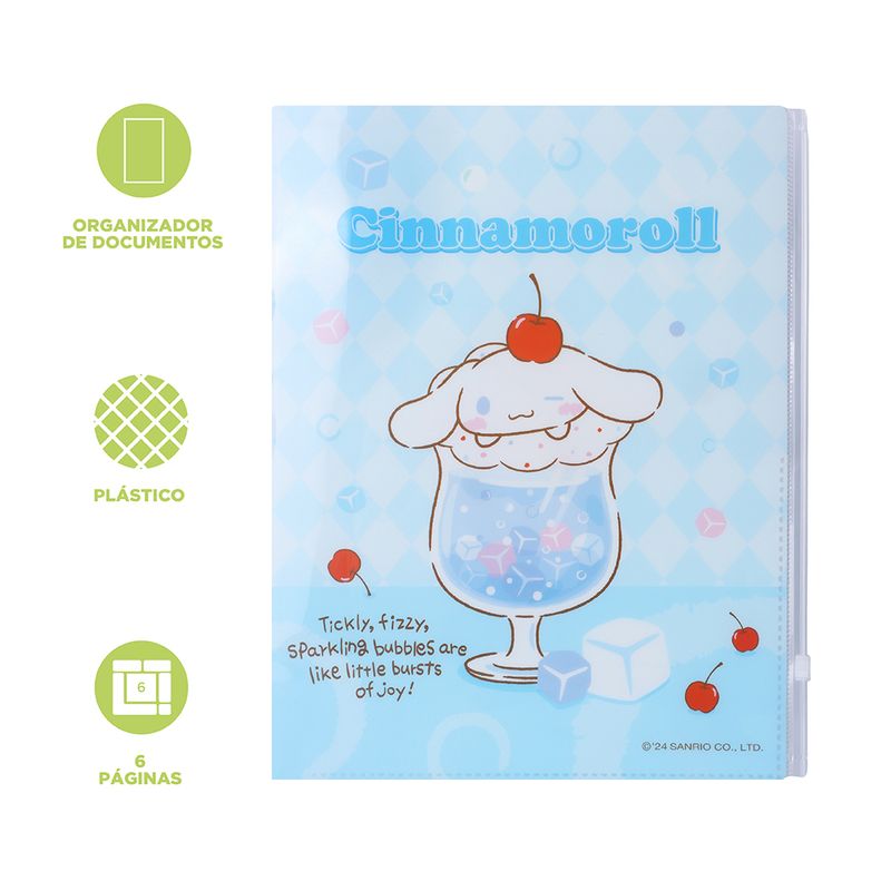 Porta-Documentos-Sanrio-Cinnamoroll-Azul-31x24-cm-3-30069